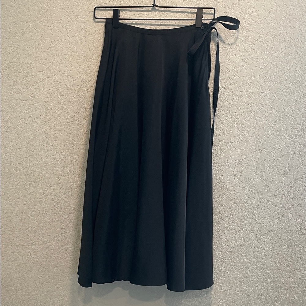 Bigi Japanese brand Black A-Line Wrap Skirt